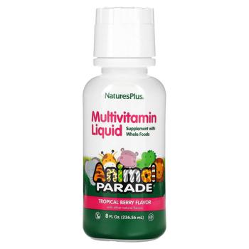 Natures Plus Animal Parade Berry Flavored Children's Multivitamin and Mineral 236.56ml - buy, prices for Biotus - photo 1