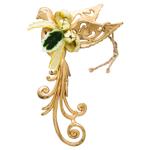 Gold Heat Bird Decoration 15cm 2417-317