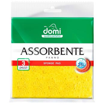 Domi Napkins cellulose universal 3pcs - buy, prices for ULTRAMARKET - photo 1