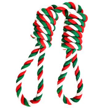 MasterZoo Christmas Rope with Two Handles Dog Toy 8x30cm - buy, prices for - photo 1