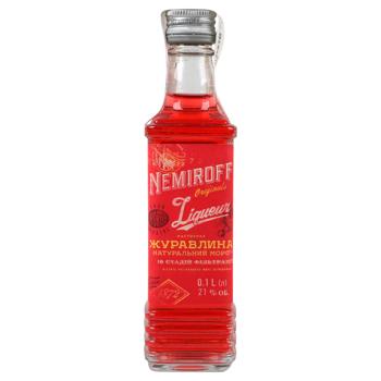 Настоянка NEMIROFF ЖУРАВЛИНА Штоф Оригінал 0,1л
