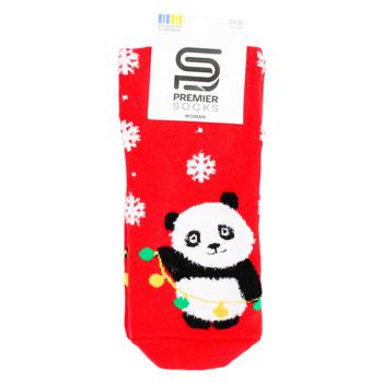 Premier Socks Panda Premium Classic Terry Women's Socks with Fluffy Print s.23-25 - buy, prices for - photo 1