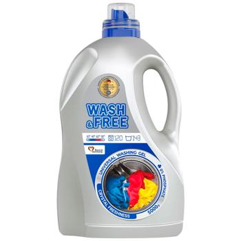 Гель для стирки Wash&Free универсальный 5кг