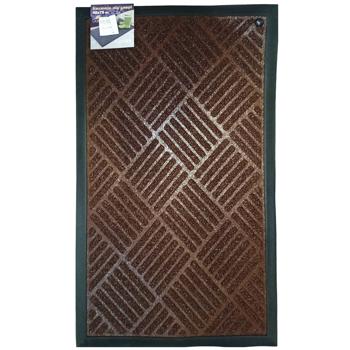 Килимок Dariana Grass під двері коричневий 45*75см - купити, ціни на Таврія В - фото 1