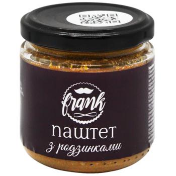 Паштет Frank З родзинками 200г - купити, ціни на Grono - фото 1