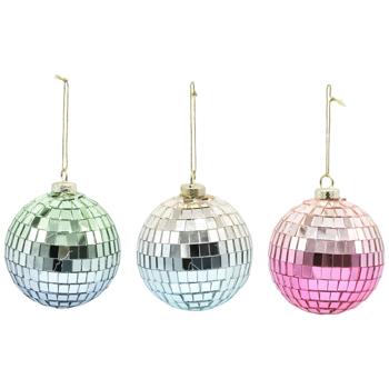 Actuel Multicolour Christmas Tree Ball 7.5cm in assortment - buy, prices for Auchan - photo 1