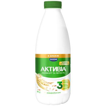 Бифидойогурт Активиа 5 злаков 1,5% 800г - купить, цены на Эпицентр FOOD - фото 1