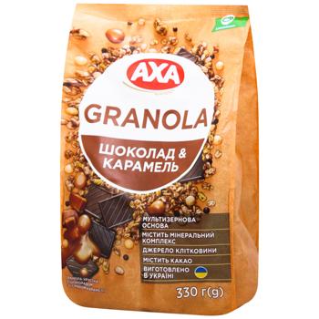 Гранола AXA хрустка Шоколад&Карамель 330г - купити, ціни на За Раз - фото 1