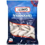 King Vannamei Frozen Headless Shell on Shrimp 16/20 700g
