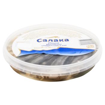 Ukrainian Star Carcass Lightly Salted Baltic Herring in Oil 300g - buy, prices for COSMOS - photo 1