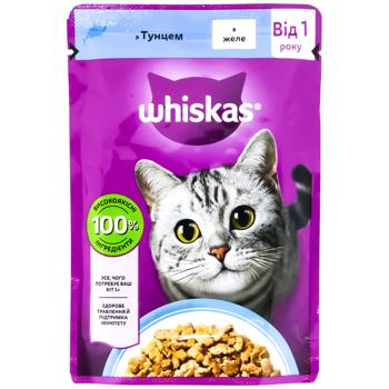 Корм влажный Whiskas с тунцом для кошек 85г - купить, цены на Grono - фото 1