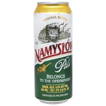 Пиво Namyslow Пилснер 5,8% 0,5л - купить, цены на КОСМОС - фото 1