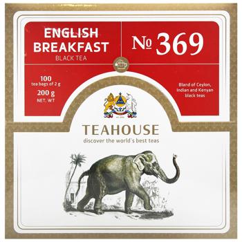 Tea Teahouse English breakfast 100pcs 200g Ukraine - buy, prices for Auchan - photo 2