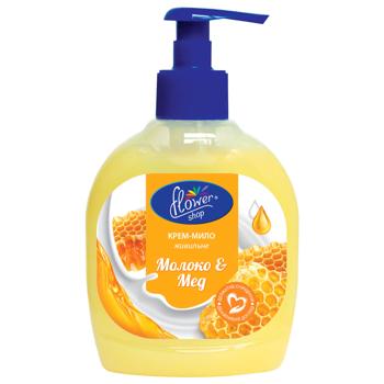 Flower Shop Milk and Honey Cream-Soap 300ml - buy, prices for ULTRAMARKET - photo 1