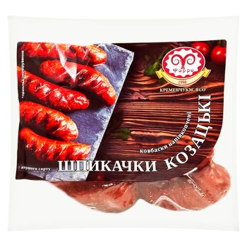 Ковбаски Фарро Шпикачки Козацькі напівкопчені перший сорт - купити, ціни на - фото 1