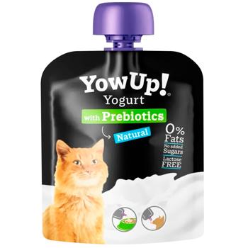 Ласощі для котів YowUp! Yogurt Natural Cat Йогурт з пребіотиками 85г