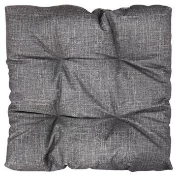 Provence Fiesta Cushion for a Chair 40х40cm Graphite - buy, prices for NOVUS - photo 1
