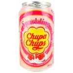 Chupa Chups Cream with Strawberry Carbonated Drink 0.345l