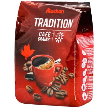 Auchan Traditional Coffee Beans 500g - buy, prices for - photo 1