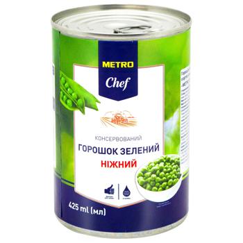 Горошек зеленый Metro Chef нежный 400г - купить, цены на - фото 1