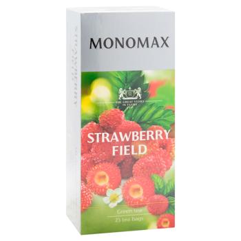 Чай зеленый Monomax Strawberry Field 1,5г*25шт - купить, цены на - фото 3