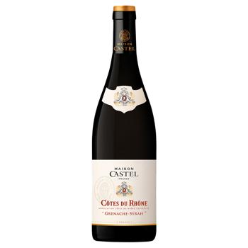 Maison Castel Cotes du Rhone Dry Red Wine 13.5% 0.75l - buy, prices for EKO Market - photo 1