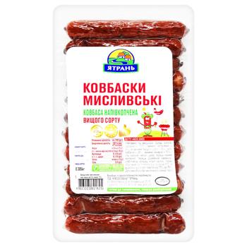 Колбаски Ятрань Охотничьи полукопченые высший сорт 305г - купить, цены на ЕКО Маркет - фото 3