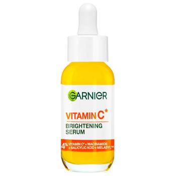 Сыворотка Garnier Super Brightening Serum Vitamin C для лица 30мл - купить, цены на ULTRAMARKET - фото 1