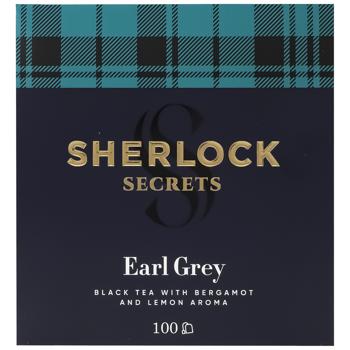 Чай черный Sherlock Secrets Earl Grey 2г*100шт - купить, цены на - фото 2