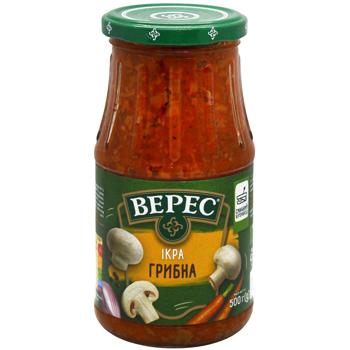 Икра Верес овощная с грибами 500г