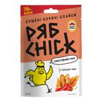 Слайсы куриные РябChick из филе сушеные с перцем чили 30г
