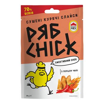 RyabChick Dried Chicken Slices with Chili Pepper 30g - buy, prices for COSMOS - photo 1