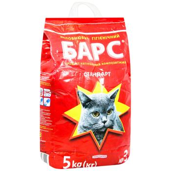 Bars №3 Standard Bentonite Cat Litter with Aroma 5kg - buy, prices for MegaMarket - photo 2