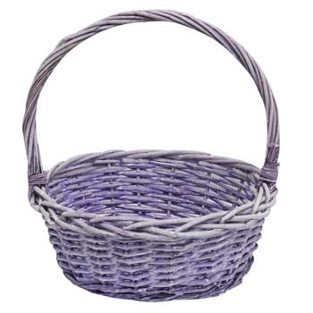 Painted Color Basket 29*11cm №2 - buy, prices for ULTRAMARKET - photo 3