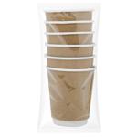 Набір стаканів одноразових Інпак крафт 2-шарові папір 185мл 6шт білий