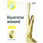 Auchan Beige Women's Tights 20den size 3