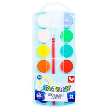 Astra Pastel Watercolor Paints 12 colors - buy, prices for Auchan - photo 1