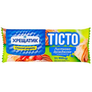Тісто Хрещатик 900г дріжджове листкове - купити, ціни на Восторг - фото 1