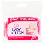 Lady Cotton Cotton Buds 220+40pcs
