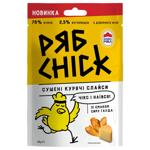 Слайсы куриные РябChick из филе сушеные со вкусом сыра Гауда 30г