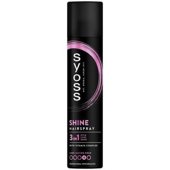 Лак для волосся Syoss Shine&Hold Extra Strong 4 300мл