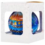 Куля ялинкова Різдвяні Історії Зимова хата 10см