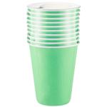Unipak Paper Disposable Light Green Glass 250ml 10pcs