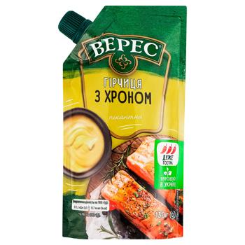 Veres Mustard with Horseradish 130g - buy, prices for ULTRAMARKET - photo 1