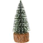 Snow-covered Christmas Tree on Stand 7x14cm