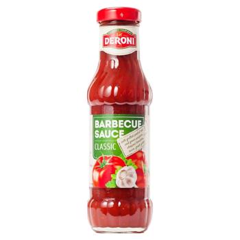 Соус Deroni Барбекю класичний 320г с/б - купити, ціни на Grono - фото 1