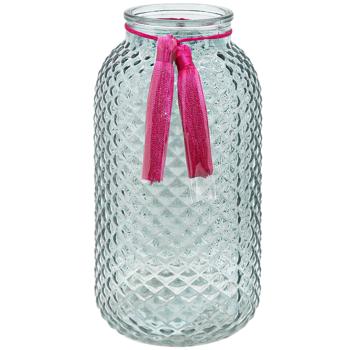 Ваза Actuel скляна з китицями 20см - купити, ціни на Auchan - фото 3