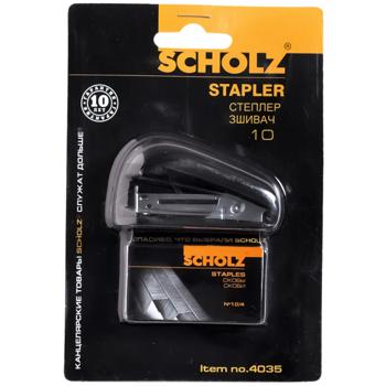 Scholz Stapler №10 Black 8 Sheets - buy, prices for - photo 1