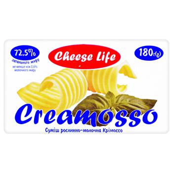 Смесь растительно-молочная Cheese Life Creamosso 72,5% 180г - купить, цены на - фото 3