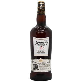 Виски Dewar's Special Reserve 12 лет 40% 1л в коробке - купить, цены на МегаМаркет - фото 1